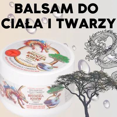 Editt Cosmetics Dragon's Blood And Black Seed Oil Body & Face Balm (Smocza krew i olej z czarnuszki, Balsam do ciała i twarzy)
