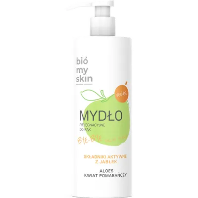 Bio My Skin Aloes i kwiat pomarańczy, Mydło do rąk pielęgnacyjne