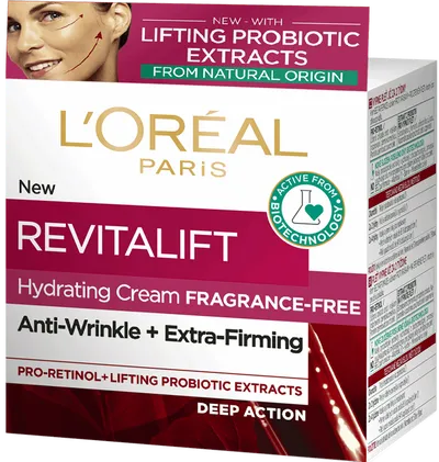 L'Oreal Paris Revitalift, Anti Wrinkle + Extra Firming Hydrating Cream (Nawilżający przeciwzmarszczkowy krem do twarzy)