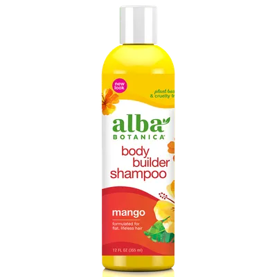 Alba Botanica Body Bulider Shampoo Mango (Szampon do włosów dodający objętości)