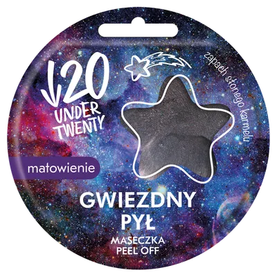 Under Twenty Matująca maska do twarzy peel off  `Gwiezdny Pył`