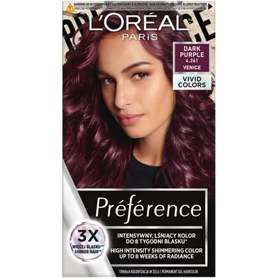 L'Oreal Paris Preference, Vivid Colors, Trwała farba do włosów w żelu ( różne rodzaje)