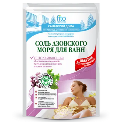 Fitokosmetik Sól do kąpieli z Morza Azowskiego uspokajająca