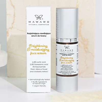Mawawo Natural Cosmetics Brightening & Moisturising Face Serum (Rozjaśniająco-nawilżające serum do twarzy)