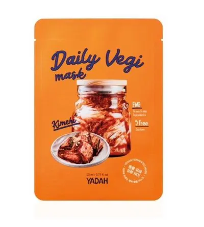 Yadah Daily Vegi Mask Kimchi (Wegańska maska ze składnikami pochodzącymi z kimchi)