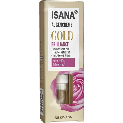 Isana Gold Brilliance, Augencreme (Krem pod oczy)