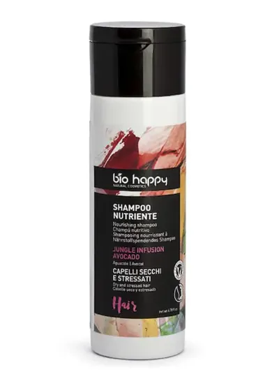 Bio Happy Jungle Infusion, Shampoo Nutriente (Odżywczy szampon do włosów `Awokado`)