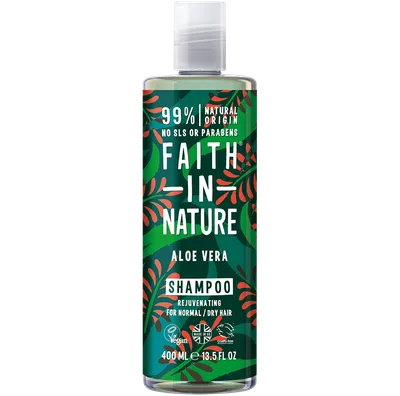 Faith In Nature Aloe Vera Shampoo (Organiczny szampon do włosów normalnych i suchych z sokiem aloesowym)