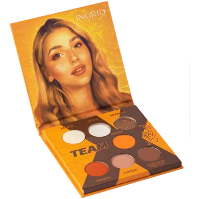 Ingrid Cosmetics Ingrid x Team X, Paleta cieni do powiek `Ember`