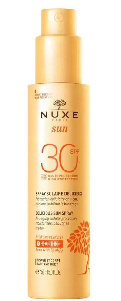 Nuxe Sun, Spray Solaire Délicieux SPF 30 (Mleczko w sprayu do opalania SPF 30)