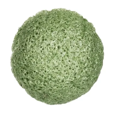 Yasumi Green Tea Konjac Sponge (Gąbka konjac do mycia twarzy z zieloną herbatą)