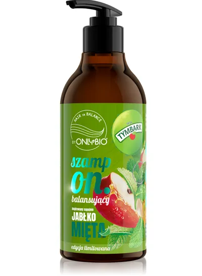 OnlyBio OnlyBio x Tymbark, Hair in Balance, Jabłko- Mięta, Szampon balansujący