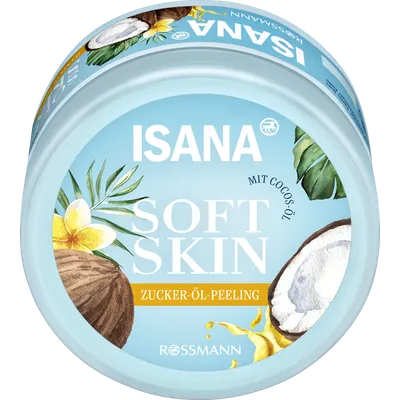 Isana Soft Skin Zucker-Öl-Peeling Cocos (Peeling do ciała `Kokos`)