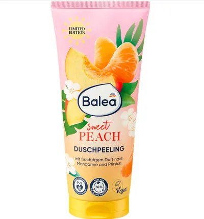 Balea Sweet Peach, Body Peeling (Peeling do ciała)