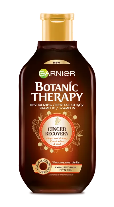 Garnier Botanic Therapy, Rewitalizujący szampon do włosów `Korzeń imbiru & miód`
