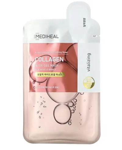 Mediheal Collagen, Nude Gel Mask (Hydrożelowa maska do twarzy w płachcie)
