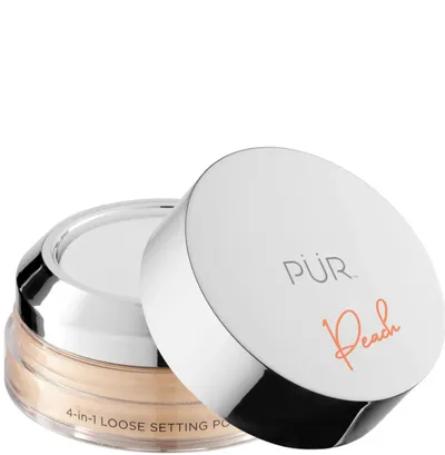 PUR Cosmetics 4 in 1 Loose Setting Powder Peach (Brzoskwiniowy sypki puder do twarzy)