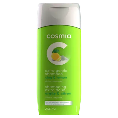Cosmia Extra Gentle Shampoo  with Clay & Lemon (Szampon z glinką i cytryną)