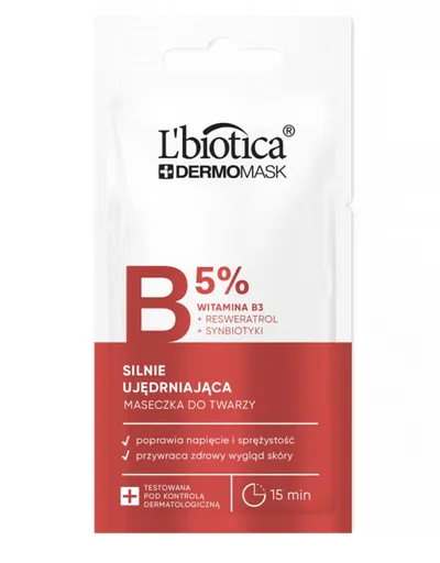L'biotica Dermomask, Silnie ujędrniająca maseczka do twarzy
