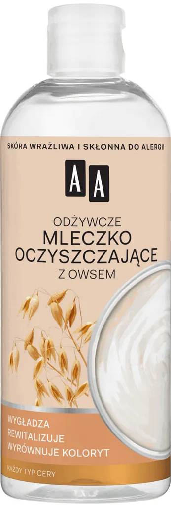 AA Skin Food, Odżywcze mleczko oczyszczające z owsem do  każdego typu cery