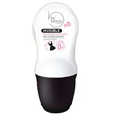 bebeauty Invisible, Antyperspirant w kulce bez białych śladów z pantenolem