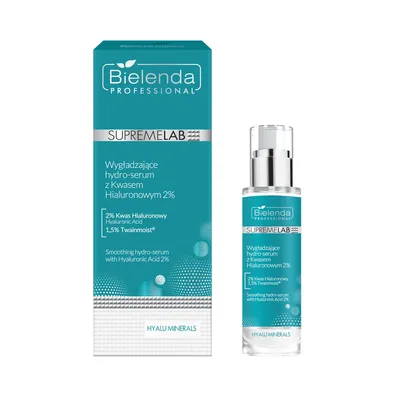Bielenda Professional SUPREMELAB Hyalu Minerals, Wygładzające hydro-serum z kwasem hialuronowym 2%