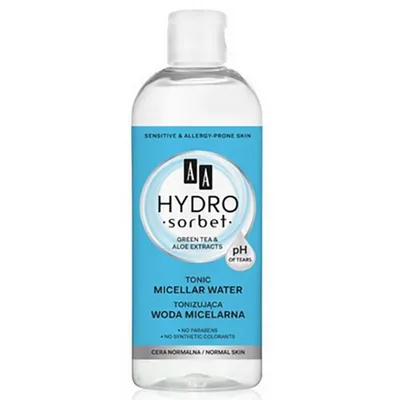 AA Hydro Sorbet, Tonizująca woda micelarna cera normalna