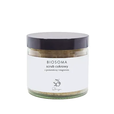 Biosoma Scrub cukrowy z pomarańczą i magnezem