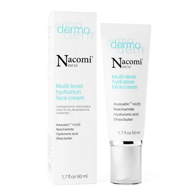 Nacomi Next Lvl Dermo, Multi Level  Hydration Face Cream (Wielopoziomowy krem intensywnie nawilżający)