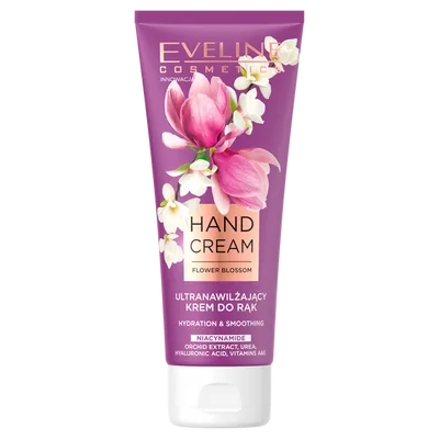 Eveline Cosmetics Flower Blossom, Ultranawilżający krem do rąk