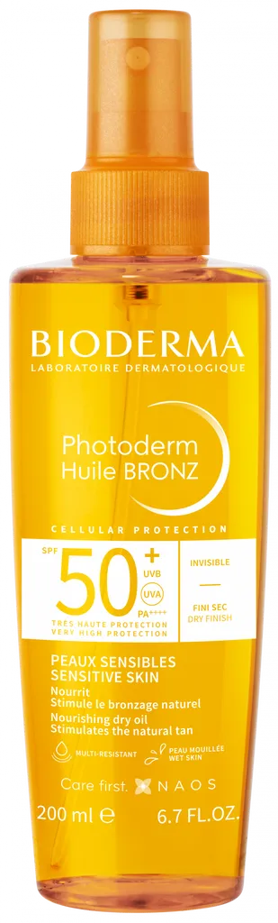 Bioderma Photoderm Hiule Bronz SPF 50+ (Suchy olejek przyspieszający opalanie)