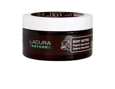 LaCura Nature,Body Butter Organic Aloe Cera & Organic Shea Butter (Masło do ciała z organicznym aloesem i masłem shea)