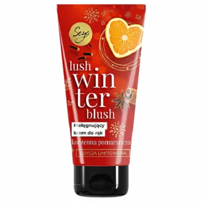 Seyo Lush Winter Blush, Pielęgnujący krem do rąk `Korzenna pomarańcza`