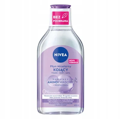 Nivea Cera wrażliwa i nadwrażliwa, Kojący płyn micelarny ( nowa wersja)