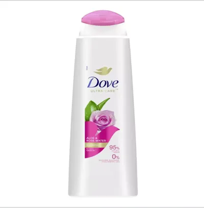 Dove Ultra Care, Aloe & Rose Water Shampoo (Odświeżająco-nawilżający szampon z aloesem i wodą różaną)