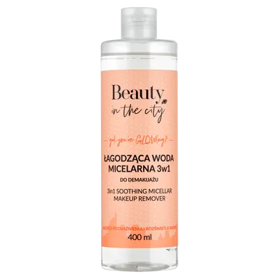 Beauty in the City 3 in 1 Soothing Micellar Makeup Remover (Łagodząca woda micelarna 3 w 1 do demakijażu)