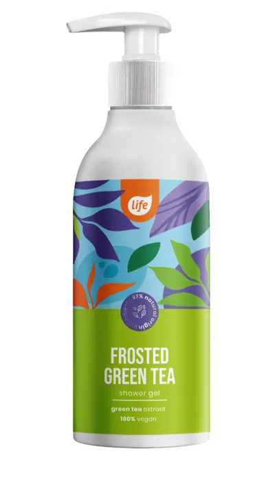 Life Frosted Green Tea, Shower Gel (Mrożona zielona herbata, Żel pod prysznic)