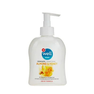 Steinfels Swiss Well Body, Almond & Honey Cream Soap (Mydło do rąk w płynie z olejkiem migdałowym i miodem)