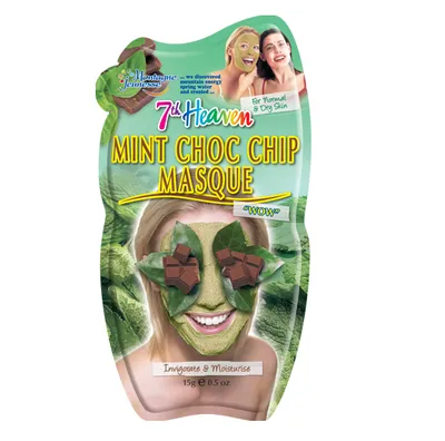 7th Heaven Mint Choc Chip Masque (Miętowa maseczka z ziarnami kakaowca)