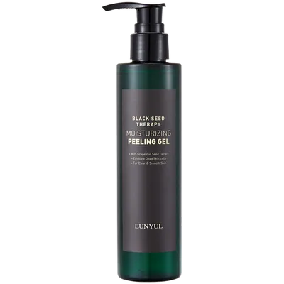 Eunyul Black Seed Therapy, Moisturizing Peeling Gel (Żel peelingujący z czarnymi nasionami do twarzy)