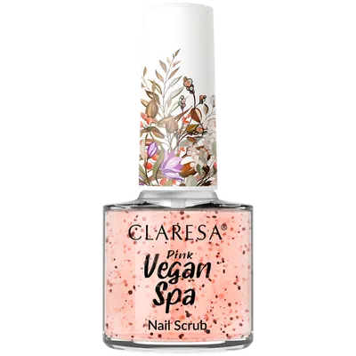 Claresa Pink Vegan Spa, Nail Scrub (Scrub do paznokci)