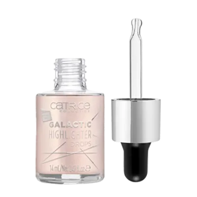 Catrice Holographic Glow, Galactic Highlighter Drops (Rozświetlacz w płynie)