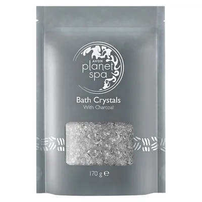 Avon Planet Spa, Bath Crystals with Charcoal (Sól do kąpieli z węglem drzewnym)