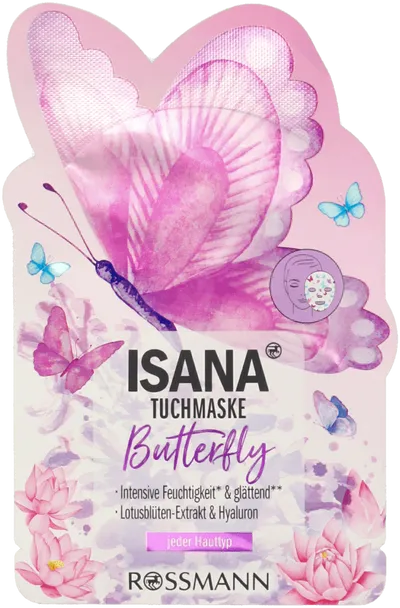 Isana Butterfly Tuchmaske (Maseczka w płachcie)