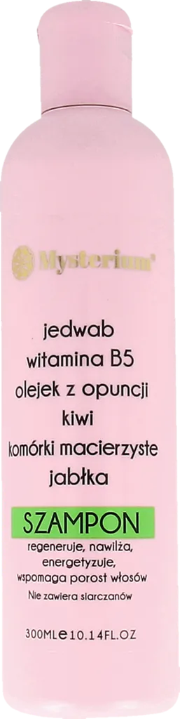 Mysterium Szampon regenerujący 'Jedwab, witamina B5, opuncja, kiwi, jabłka'