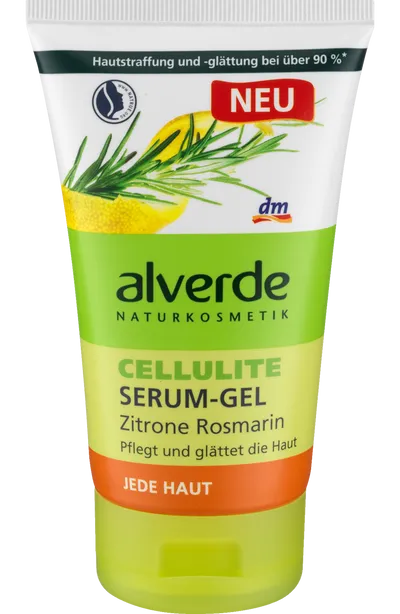 Alverde Cellulite Körper-Gel Zitrone Rosmarin (Antycellulitowy żel do ciała z rozmarynem i cytryną)