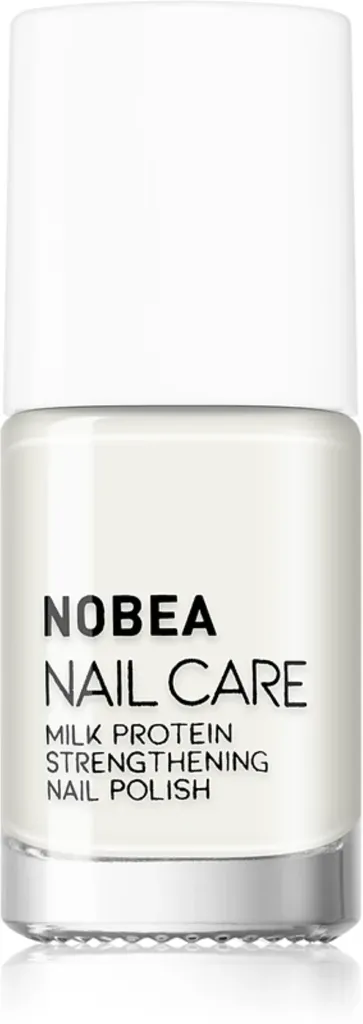 Nobea Milk Protein, Strenghtening Nail Polish (Wzmacniający papier do paznokci z proteinami mleka)