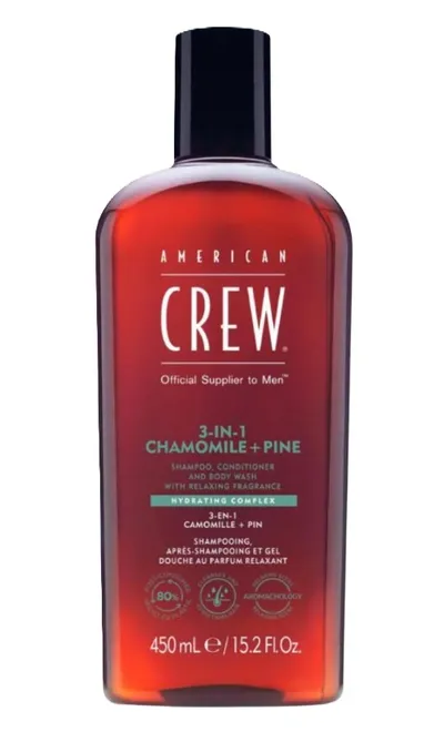 American Crew Chamomile & Pine, 3 in 1 Shampoo, Conditioner and Body Wash (Szampon, odżywka i żel pod prysznic 3 w 1)