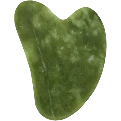 Hebe Professional, Green Serpentine Gua Sha Stone (Kamień serpentynowy Gua Sha do masażu twarzy)