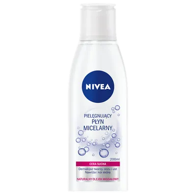 Nivea Pielęgnujący płyn micelarny do cery suchej z naturalnym olejkiem migdałowym (stara wersja)